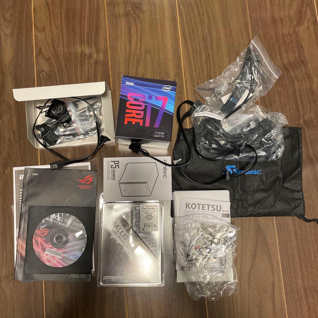 自作PC Intel 9700 Core i7 DDR4 16GB