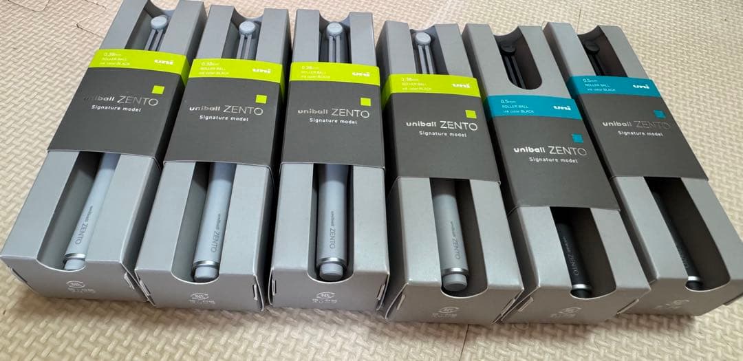 uniball ZENTO Signature model 6本セット