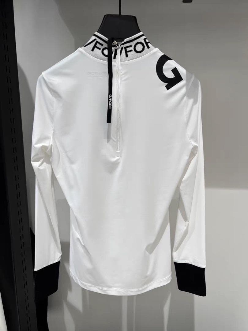 【新品・値下】G/FOREレディースゴルフウェア・ハイネック　白M