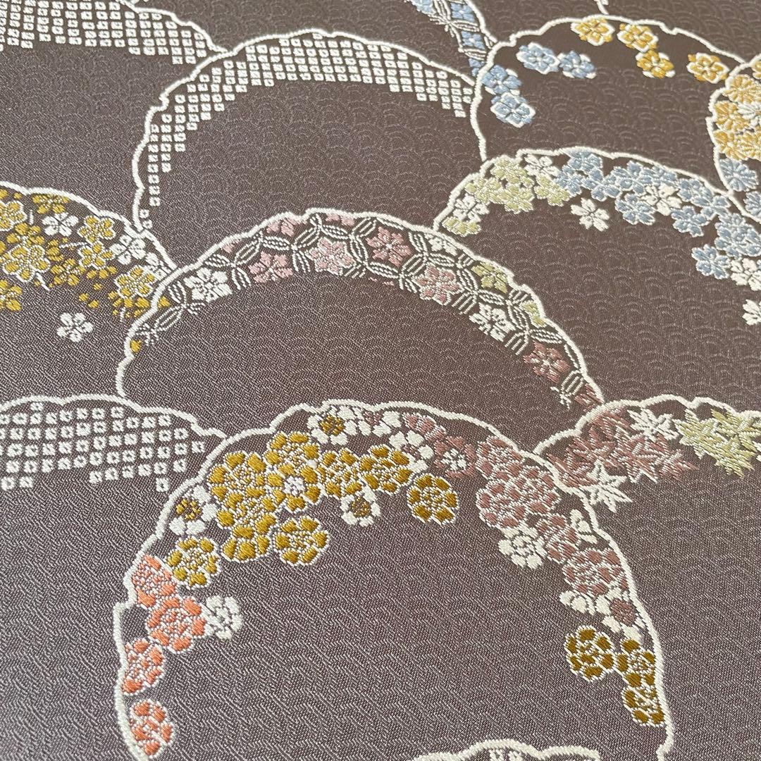 ねここねこねこ様リクエストしつけ付き 万筋江戸小紋正絹着物帯セットと唐織袋帯