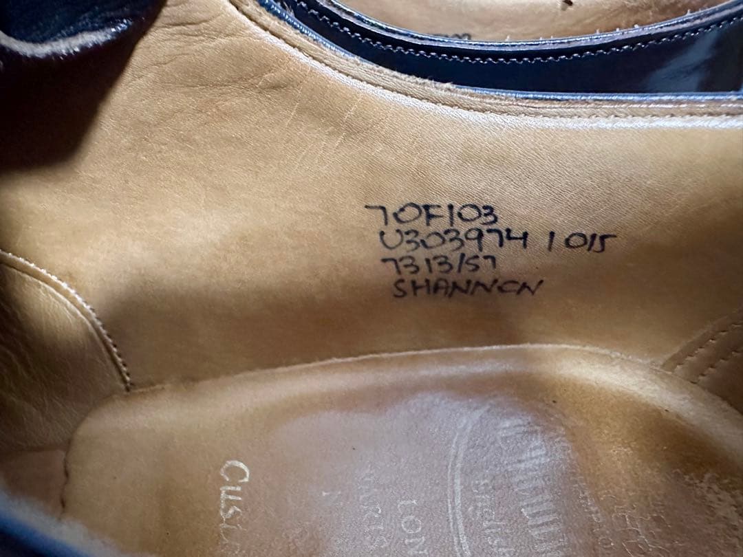 【純正シューツリー付き】　シャノン　チャーチ　UK7 70 F