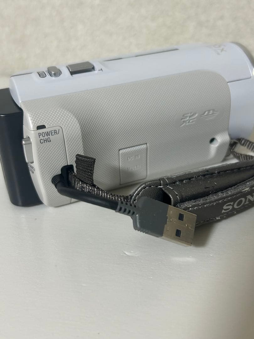 ソニービデオカメラ　ハンデイカムHDR-PJ390 ホワイト動作品