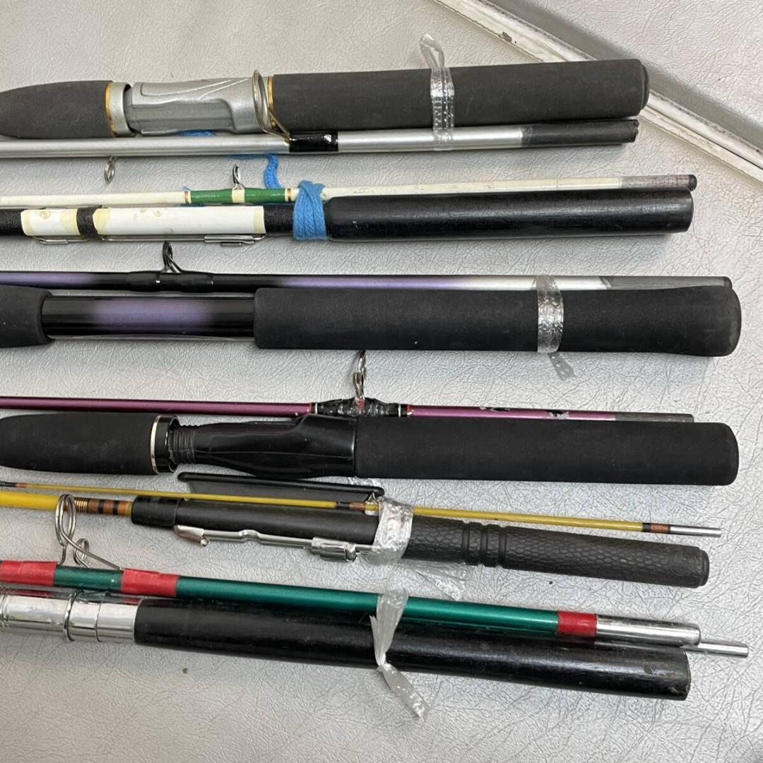 釣り竿 リール竿 投げ竿 まとめて 20本 ルアーロッド 差し込み式