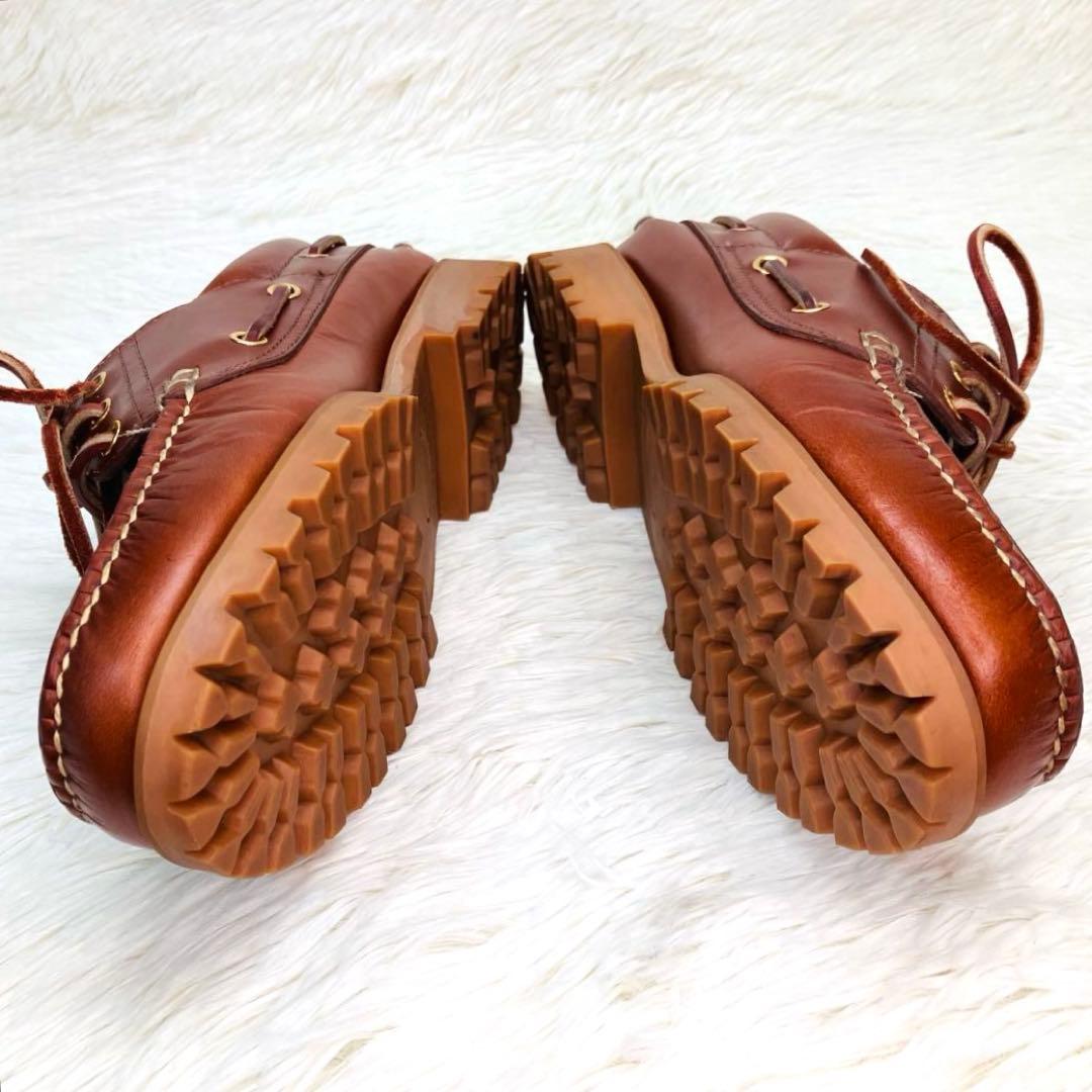 【極美品】REGAL26.5リーガル 3eye JE38 デッキシューズ レザー