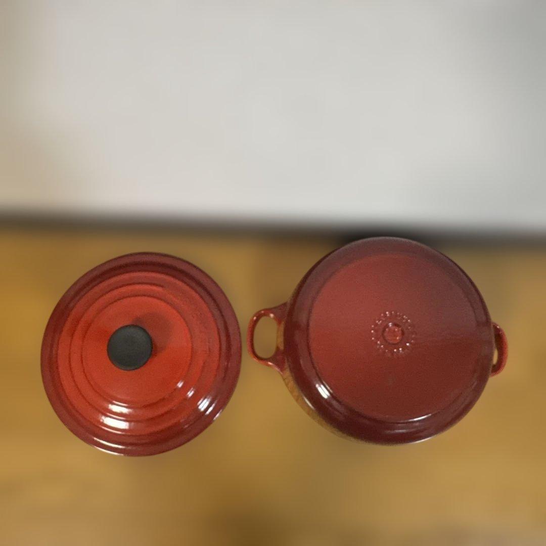 ル・クルーゼ ココットロンド 鍋 20cm レッド