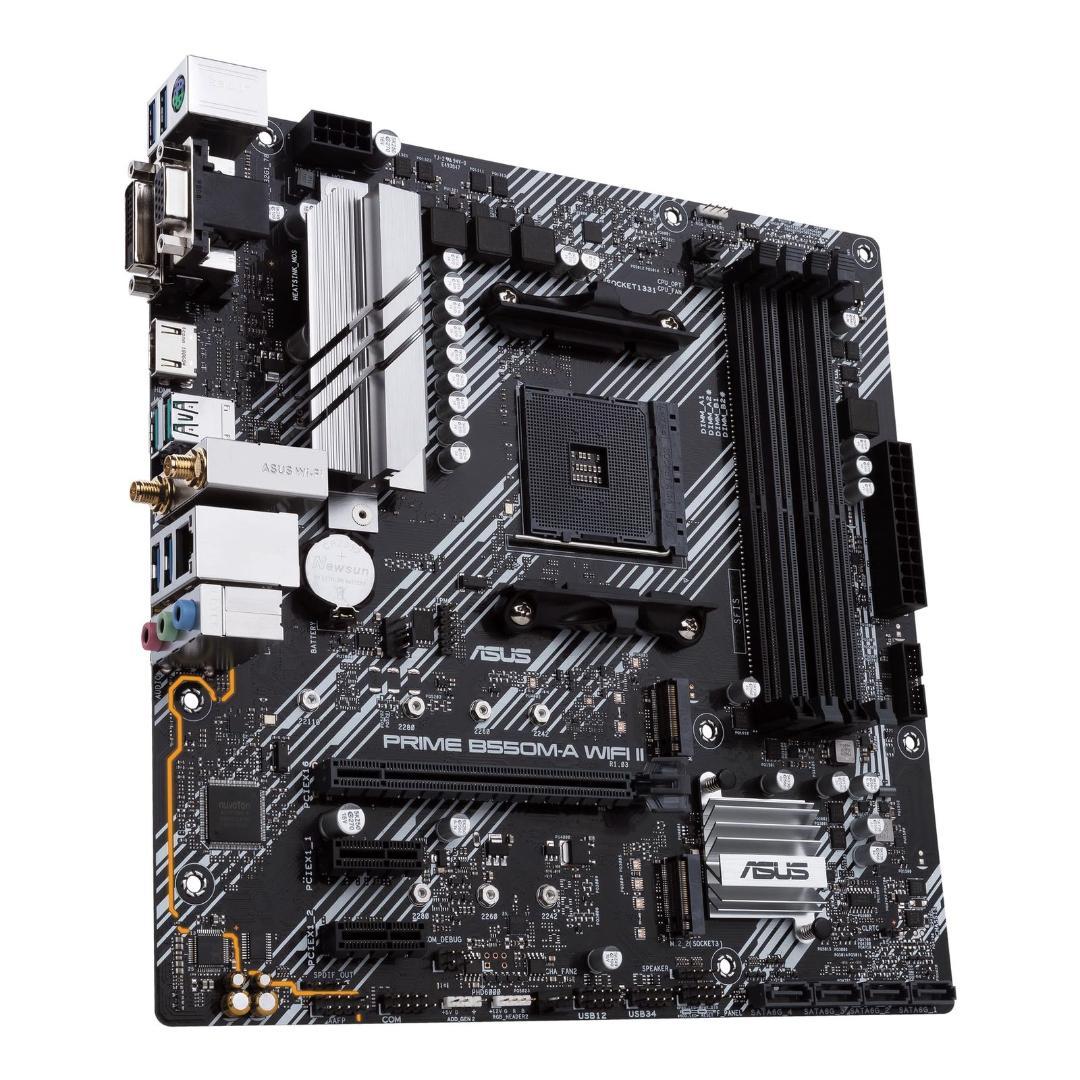 マザーボード ASUS AMD B550 PRIME B550M-A WIFI II