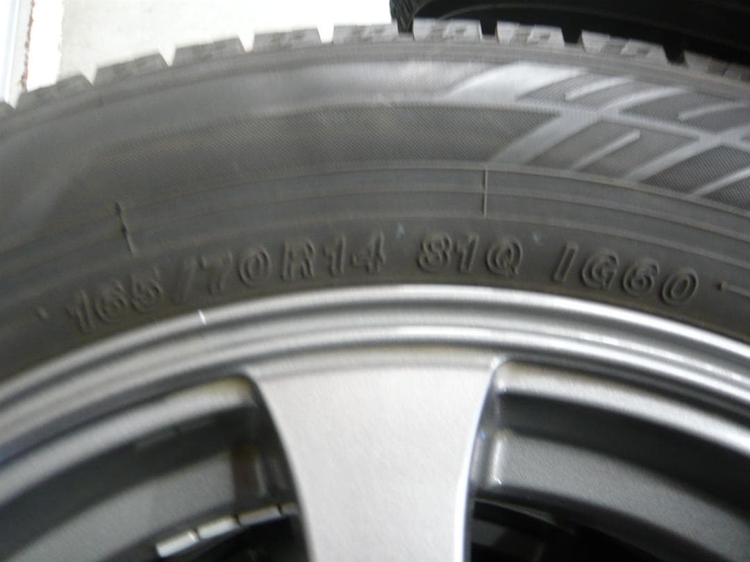 送料込☆中古ヨコハマアイスガードiG60☆165/70R14☆スタッドレスセット