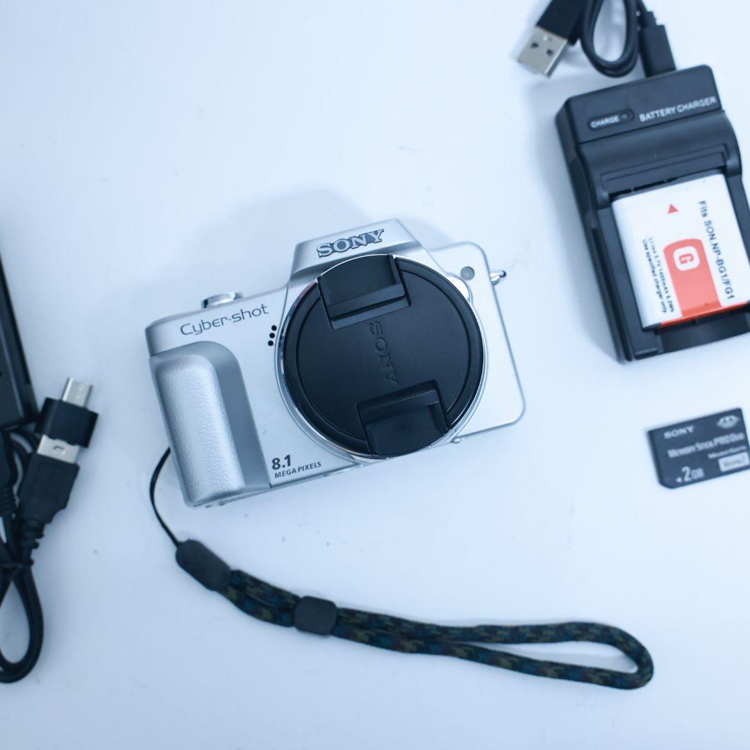 スマホ転送可 SONY H3 デジタルカメラ メモリー電池付き コンデジ
