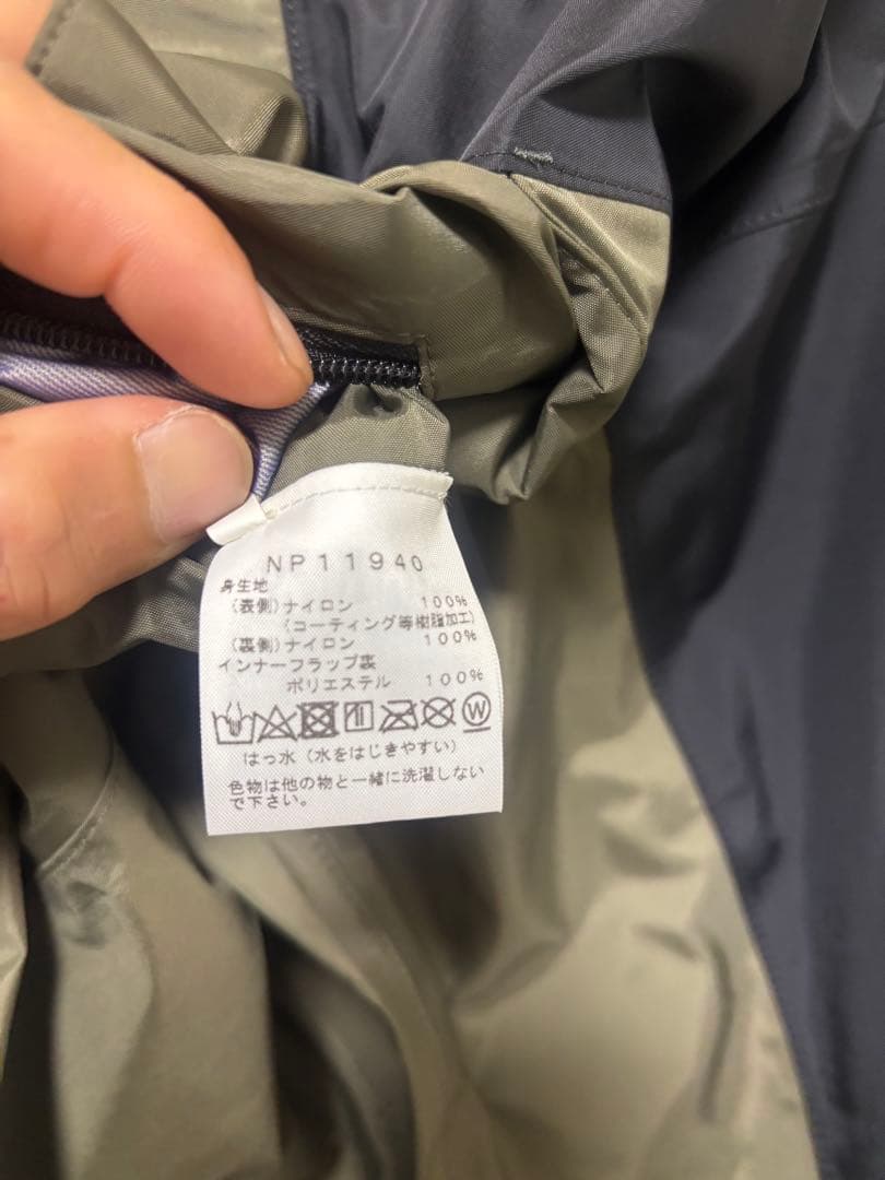 the north face マウンテンレインテックスコート Mサイズ