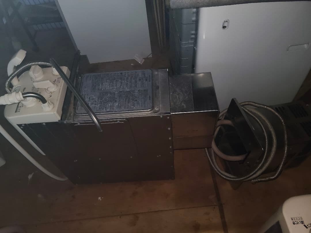 Rinnai コンパクト給湯機 ホワイト バランス釜、都市ガス、公団タイプ