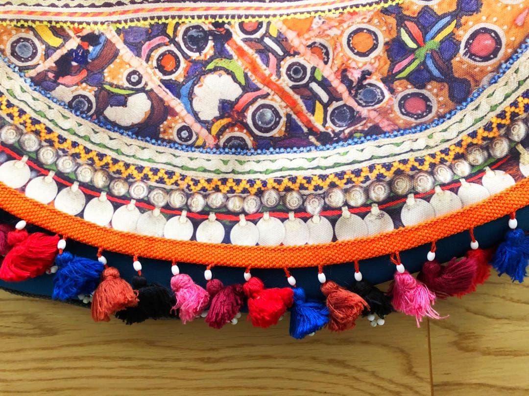 UNDERCOVER 民族柄転写プリント　メッセンジャーバッグ　アンダーカバー