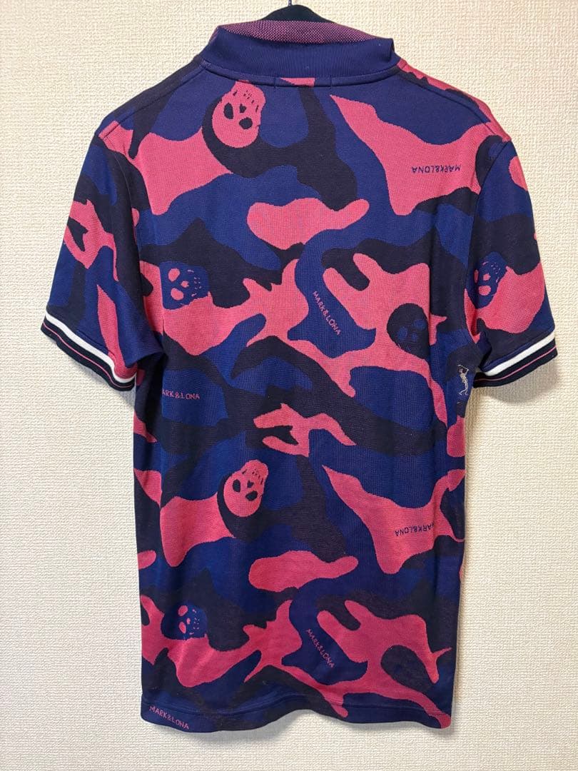 美品✨マークアンドロナ カモフラ ポロシャツ