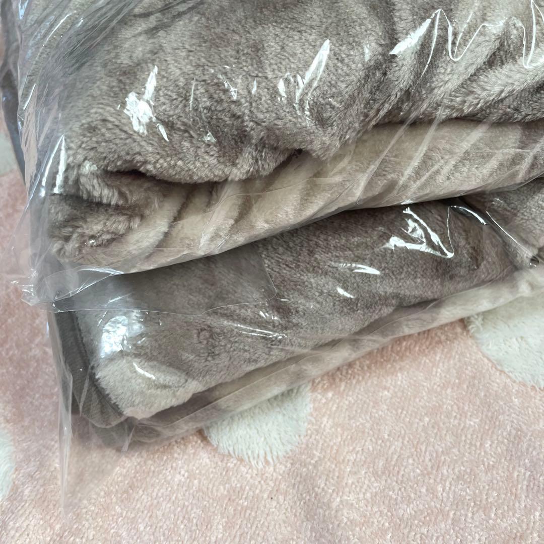 【新品未使用】ディズニー 合わせ毛布 ベージュ シングル 2セット