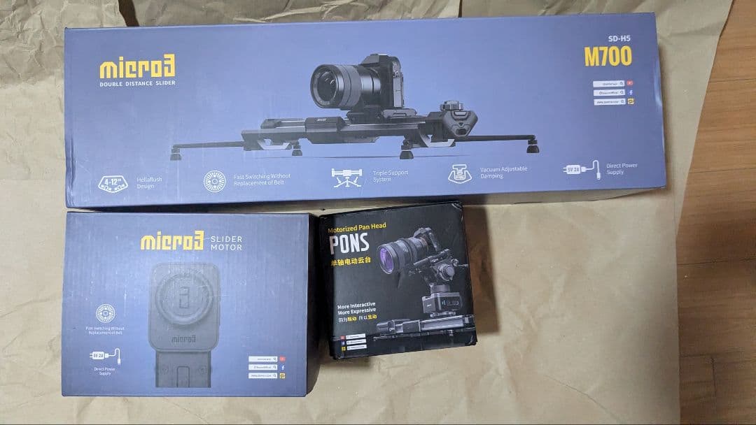 zeapon micro3 電動スライダー