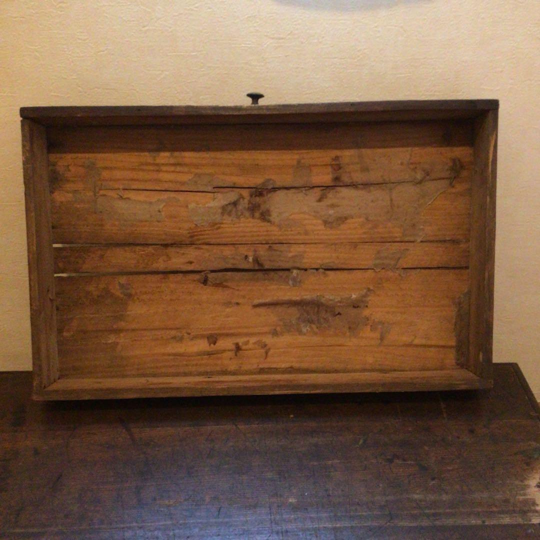 骨董　文机 引出し付き　 木製　古家具　アンティーク　ローテーブル