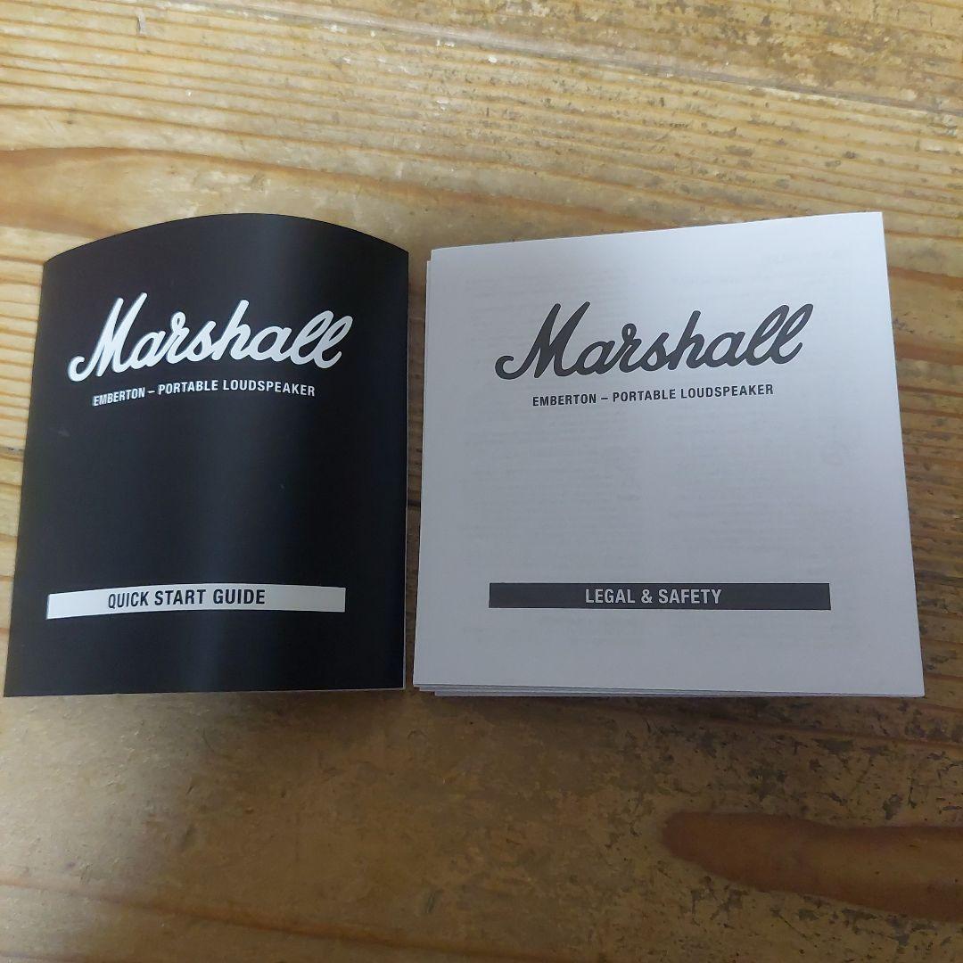 Marshall Emberton ワイヤレススピーカー ほぼ未使用 箱あり