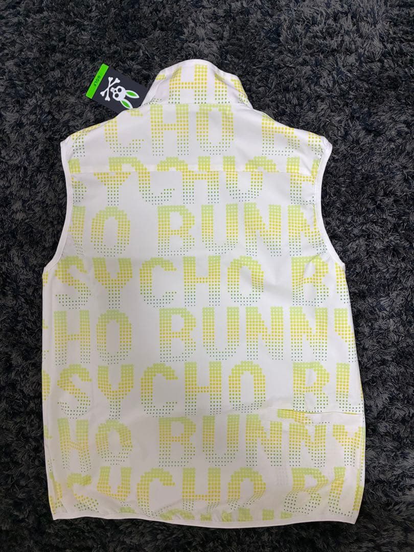 Psycho Bunny ゴルフ　ドットプリントリバーシブルベストM