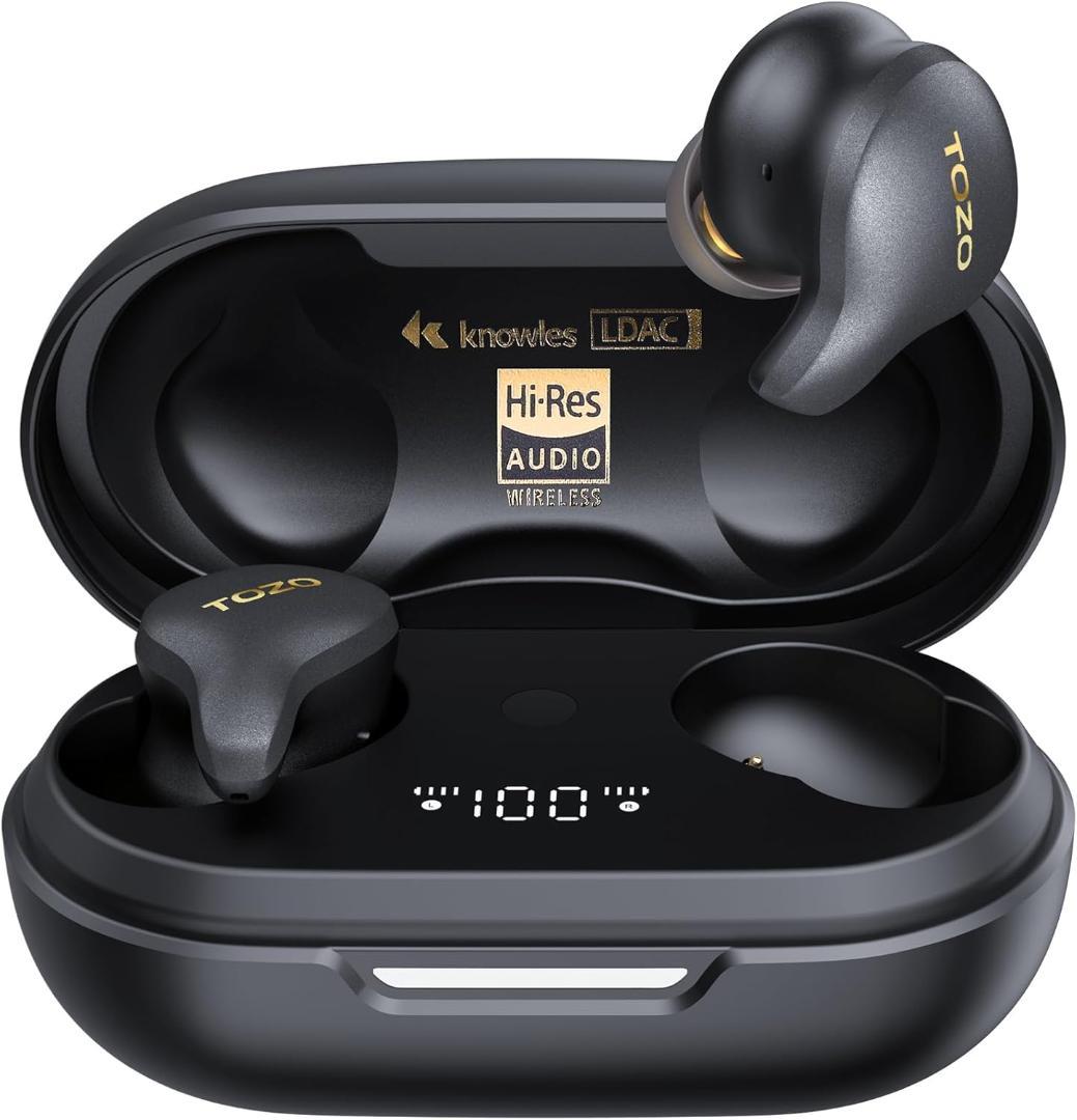 TOZO Golden X1 ワイヤレスイヤホン LDAC対応ハイレゾ音源再生