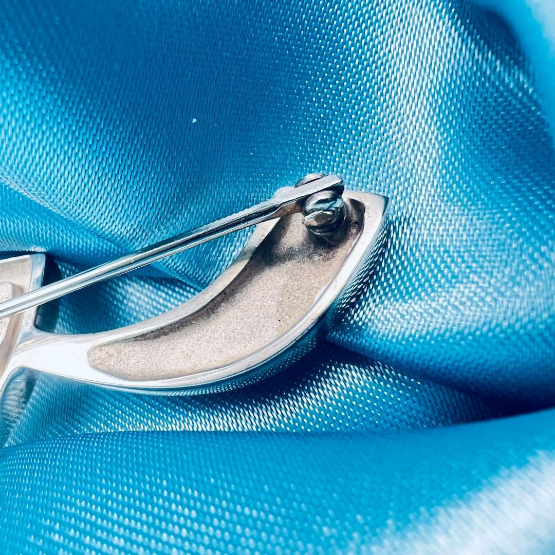 美品　レア　ティファニー　音符　ブローチ　ト音記号　シルバー