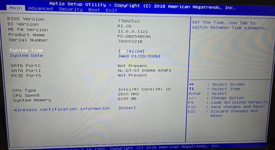 【SSD未搭載】NEC ノートPC