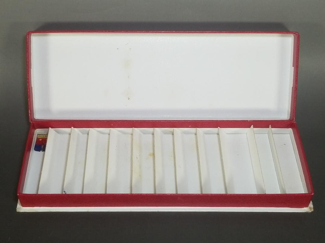 ⭐新品同様⭐バカラ バンブー ナイフレスト 8本 箸置き ナイフホルダー ガラス