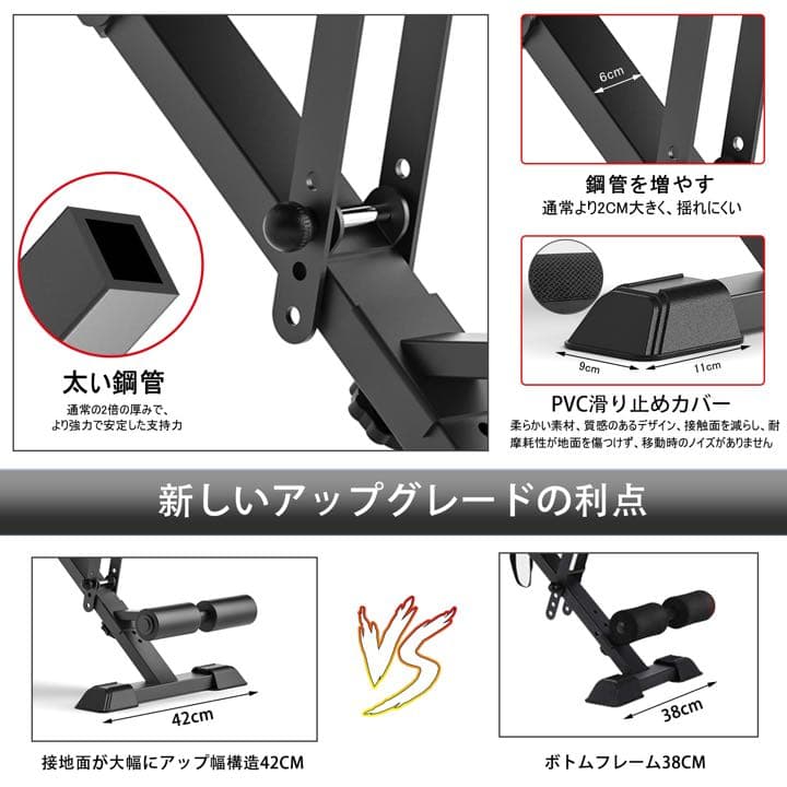 大特価♥️ トレーニングベンチ インクラインベンチ 可変式フラットベンチ