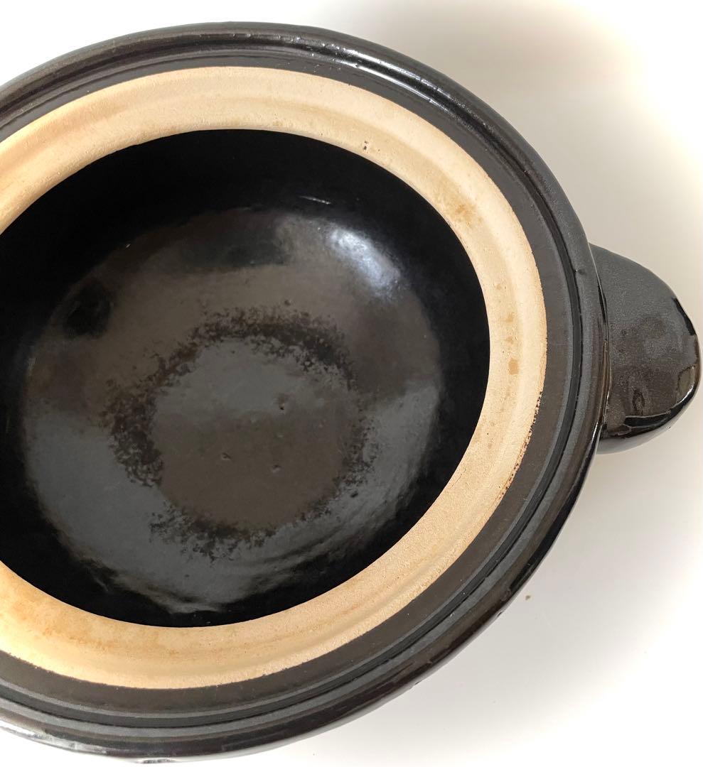 かまどさん 3号 黒 土鍋