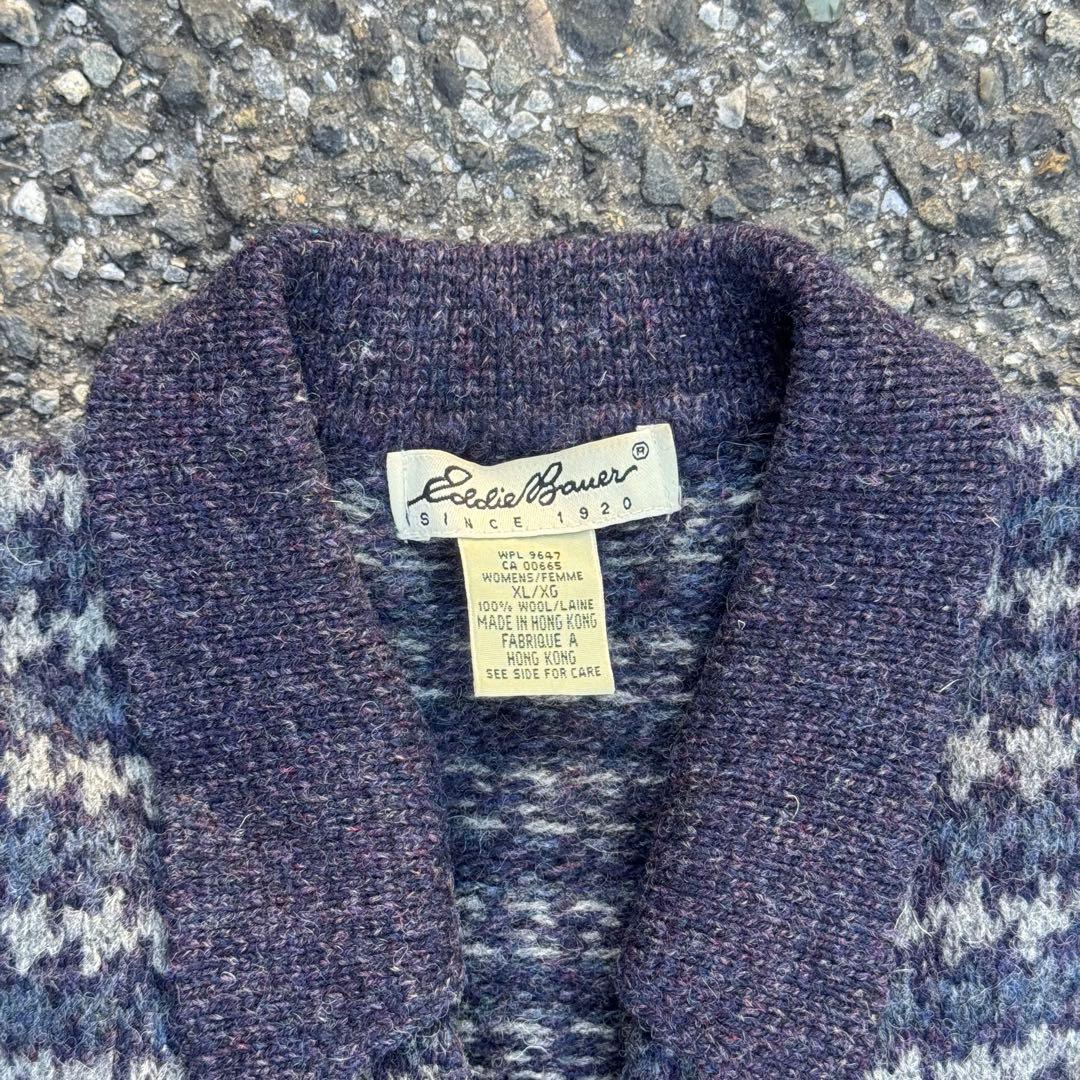 90s Eddie Bauer ニット カーディガン