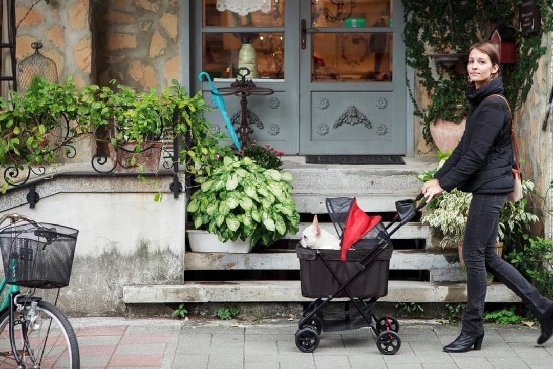 Ibiyaya　ペット用カート　ストローラー　FS1617-R　【平行輸入品】