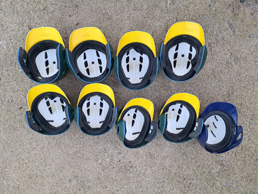 バッター用ヘルメット 9個セット 少年野球