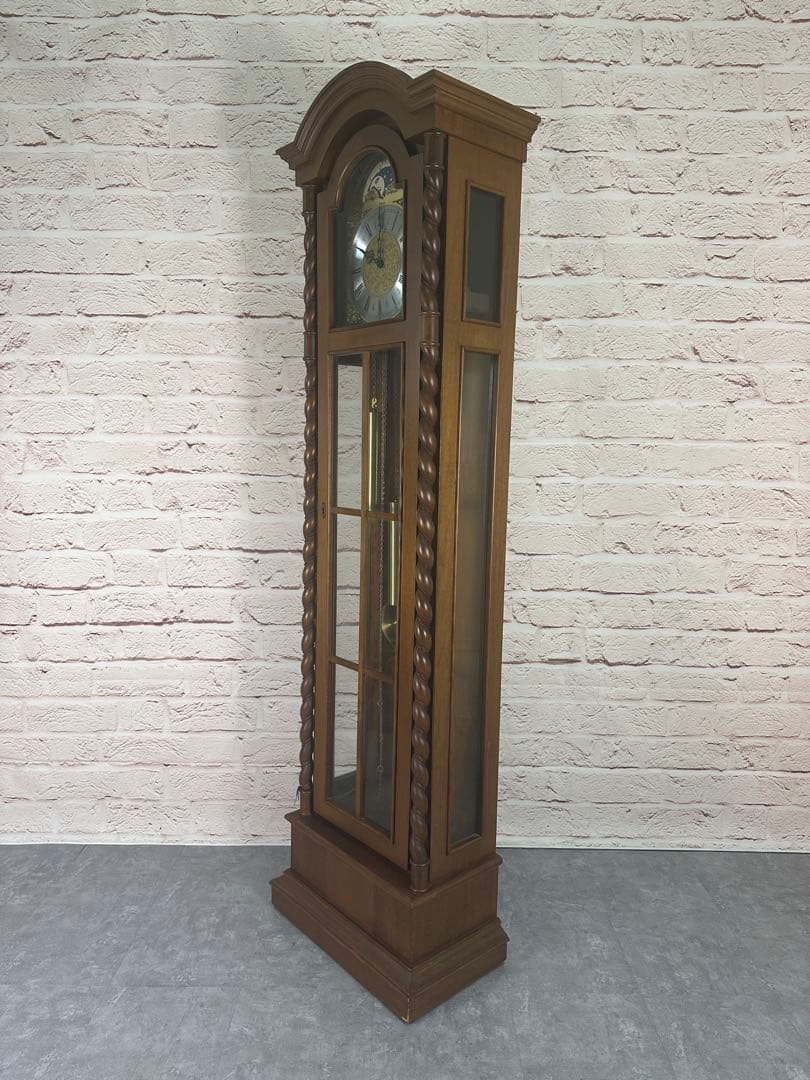 ドイツ製ムーブメント搭載 大型グランドファーザークロック（マルマン製）柱時計