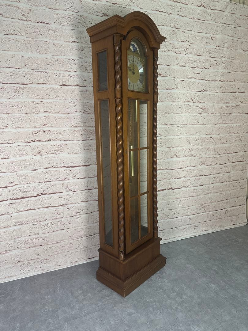 ドイツ製ムーブメント搭載 大型グランドファーザークロック（マルマン製）柱時計
