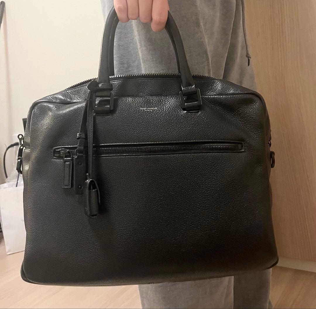 【KK様】SAINT LAURENT ブラックレザー ブリーフケース