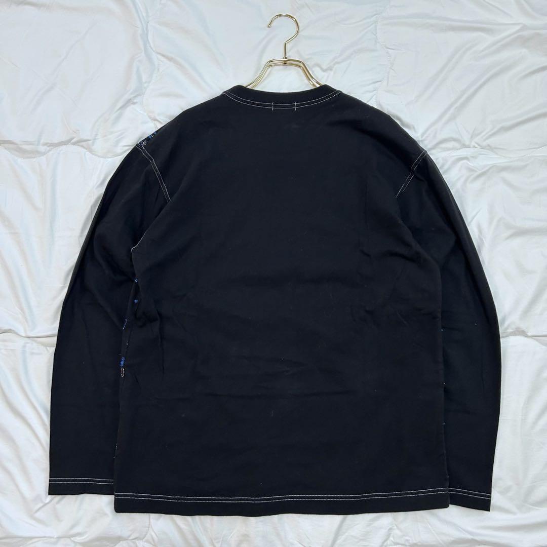 COMME des GARCONS HOMME 田中オム 刺繍 デザイン ロンT