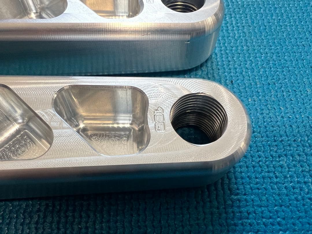 RNC BMX 7075 aluminum 3pcsクランク165mm,19mm