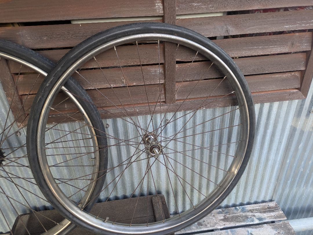 アラヤ BEホイール 実用車 前後セット 昭和 レトロ 自転車