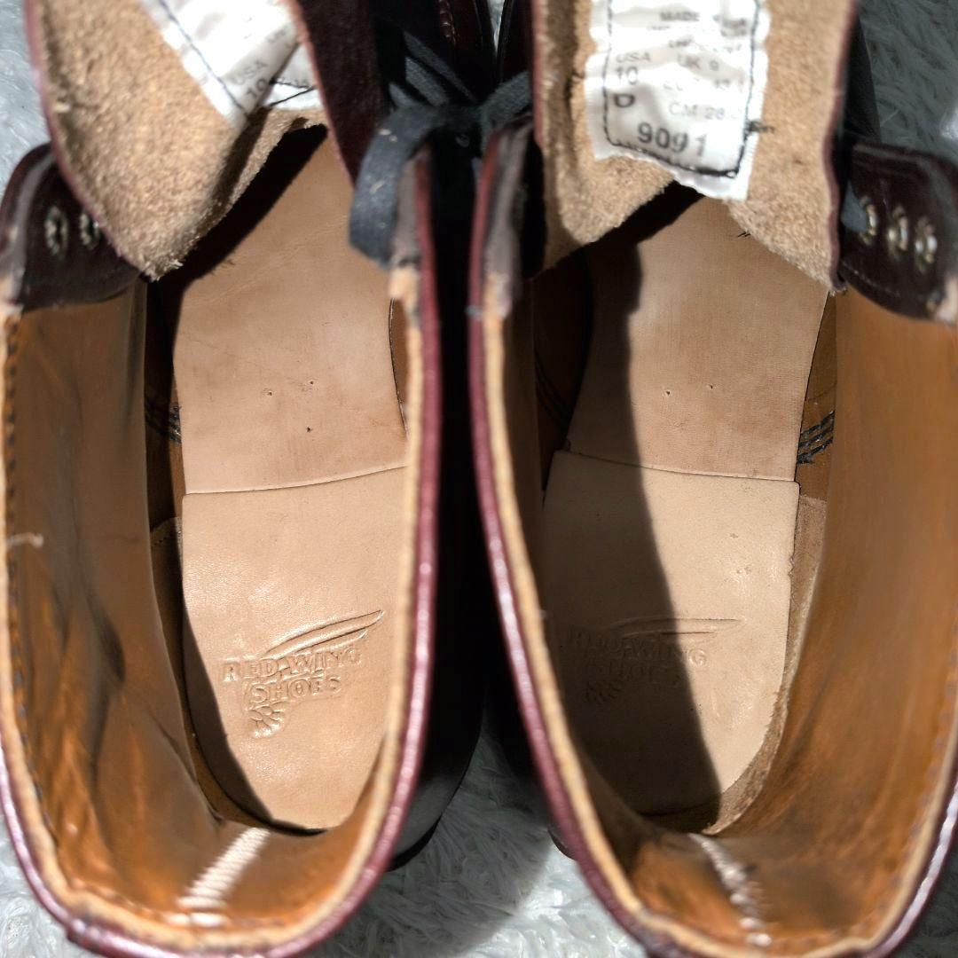 【極美品 希少】レッドウィング　9091　ジラードブーツ　ブラックチェリー　10