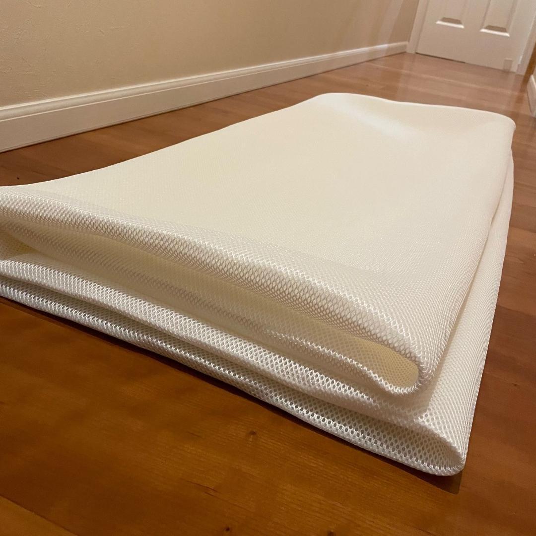 カバー付◆４.５cm厚 固め◆ 東洋紡ブレスエアー相当品 98×200cm 新品