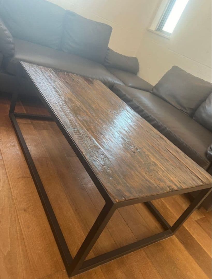【引取専用】クラッシュゲート　ノットアンティークス　ライザ　コーヒーテーブル