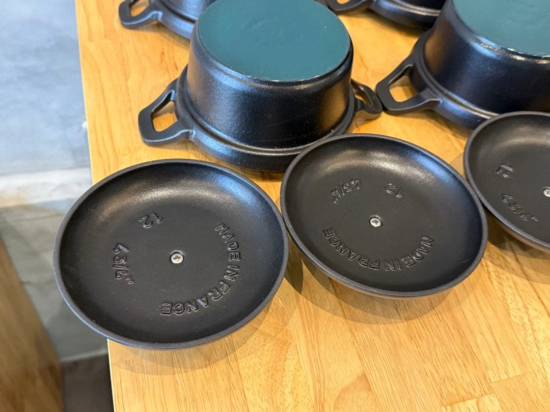STAUB ヴィンテージ　ラウンド12cm 4個セット