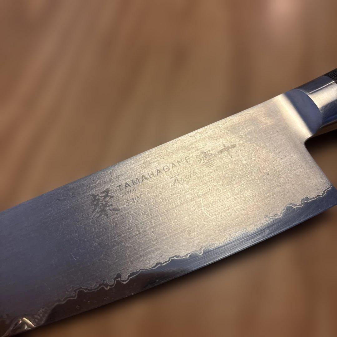 片岡製作所　ダマスカス　三徳包丁