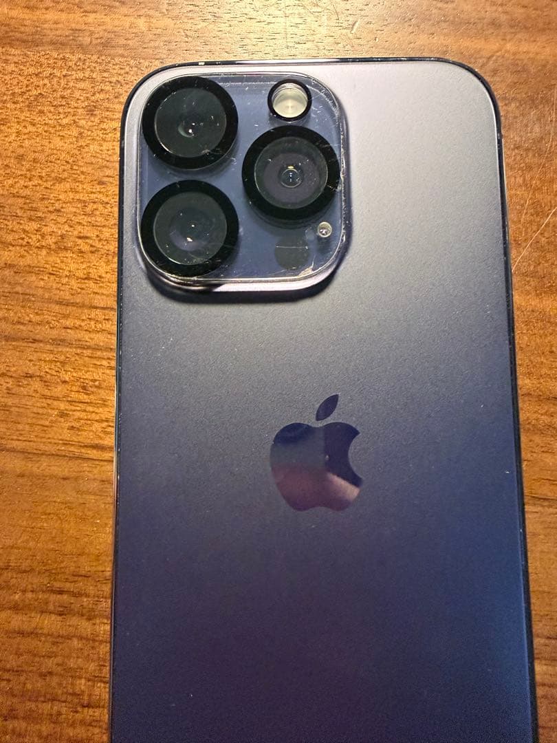 【美品】Apple iPhone 14 Pro ディープパープル