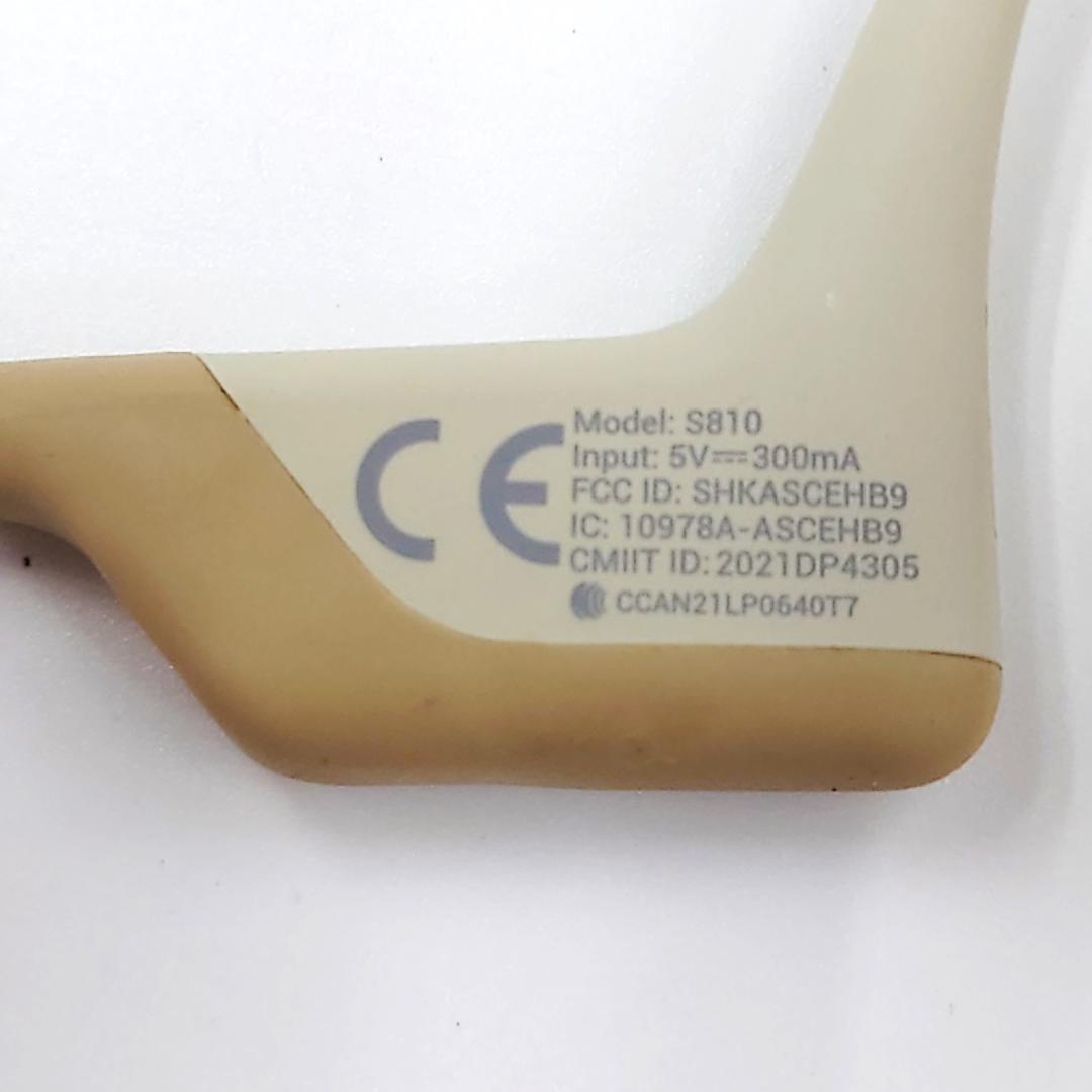 【動作保証】Shokz OpenRunPro S810 ベージュ 骨伝導イヤホン