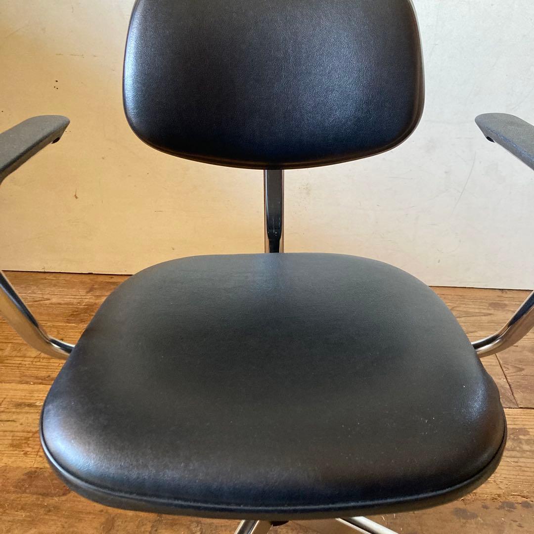 ◉未使用 長期保管◉コクヨ ヴィンテージ インダストリアル デスクアームチェア2