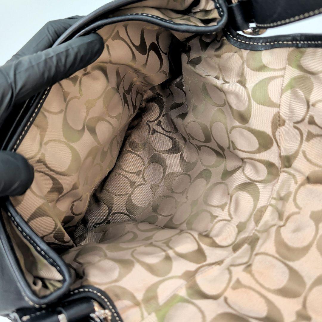 COACH SOHO ハンドバッグ y2k ソーホー ワンショルダー レザー 黒