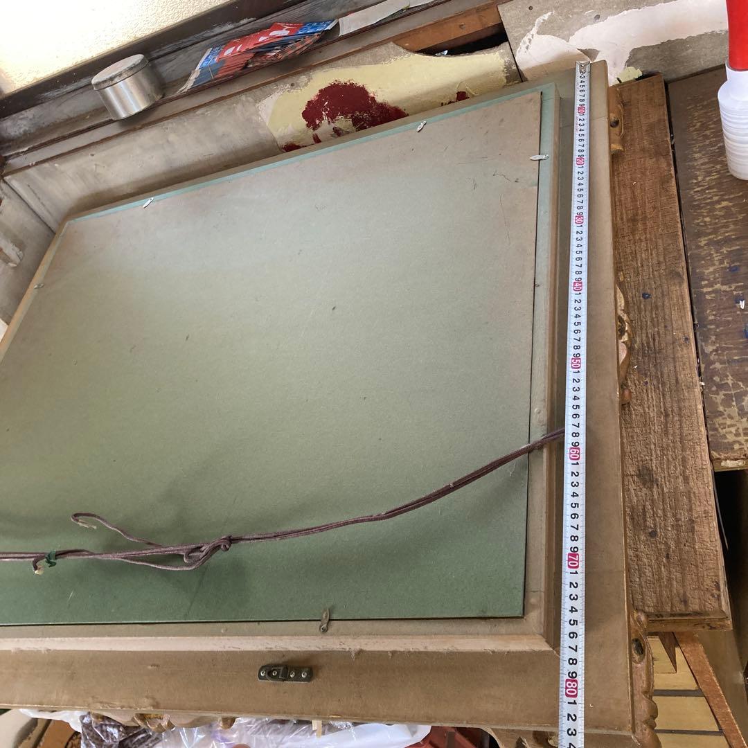 バロック調 大きい油彩額縁 F20号 金装飾 ゴールドフレーム