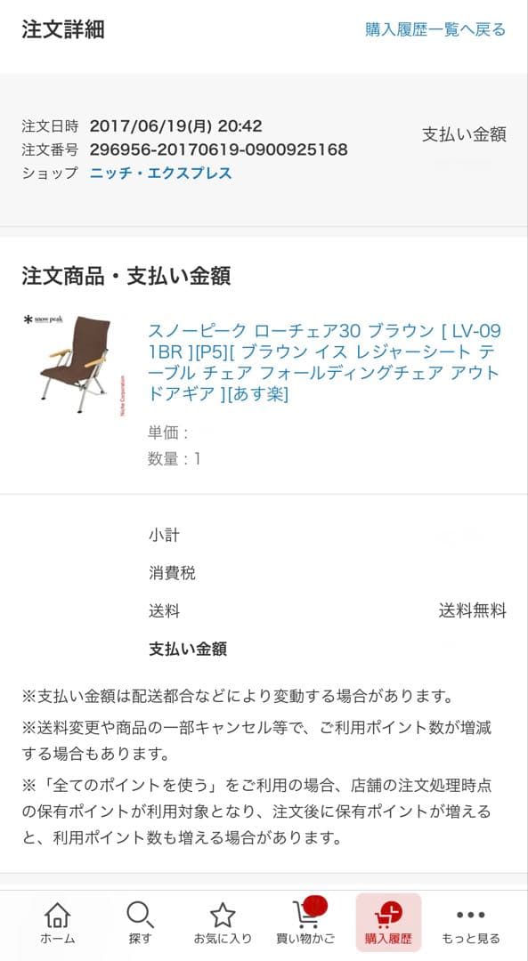 【定番人気】スノーピーク ローチェア30 キャンプ アウトドア 椅子 傷あり