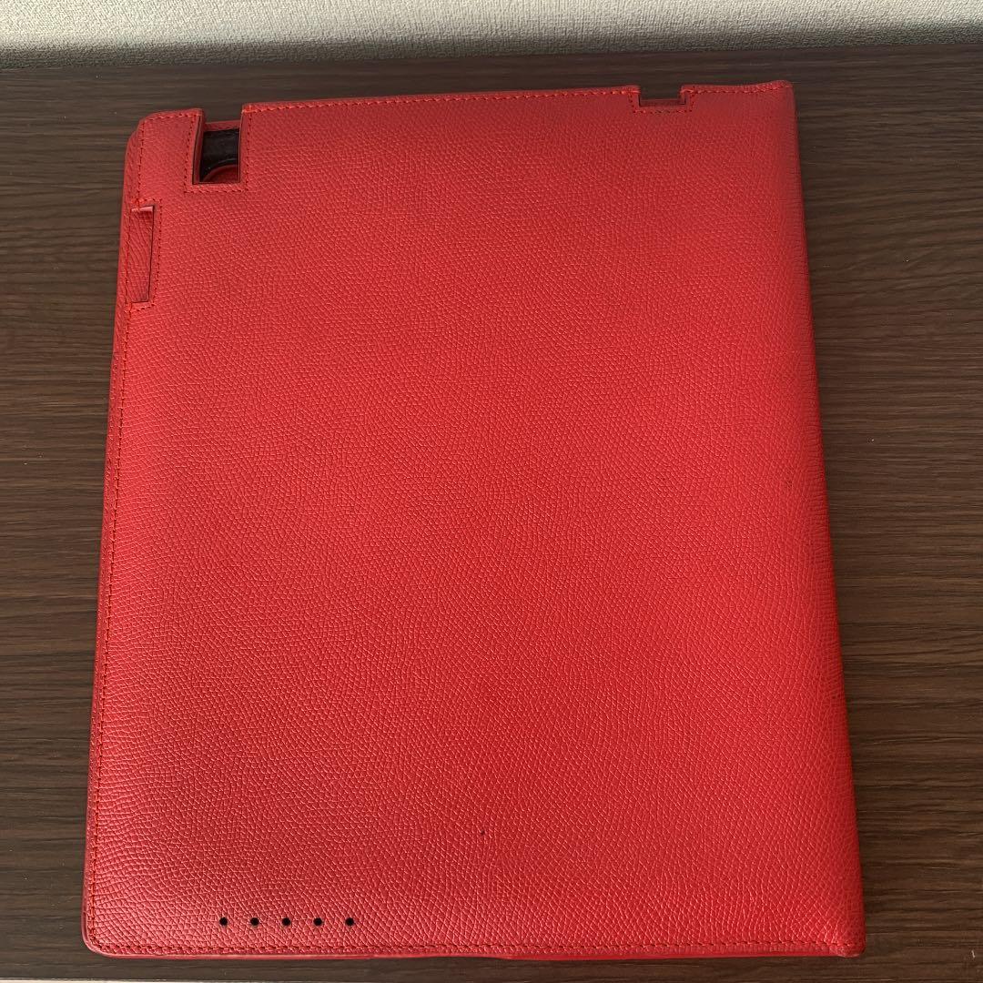 Bally 本革　iPad ケース　赤　9.7インチ用