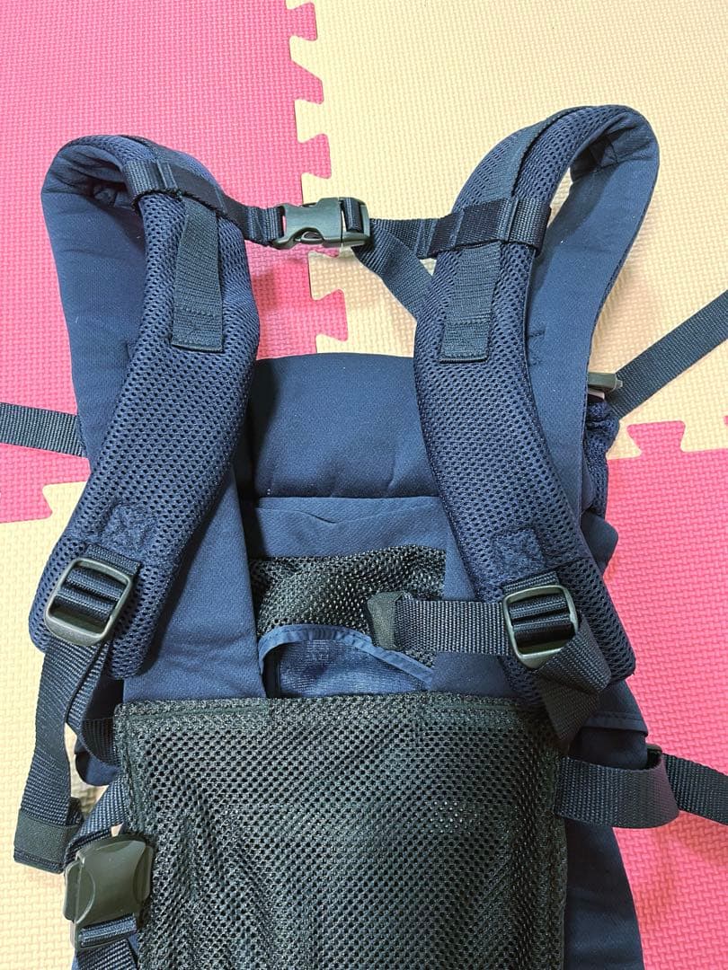 【美品】Aprica Laclis 抱っこ紐 ネイビー　アップリカ　ラクリス