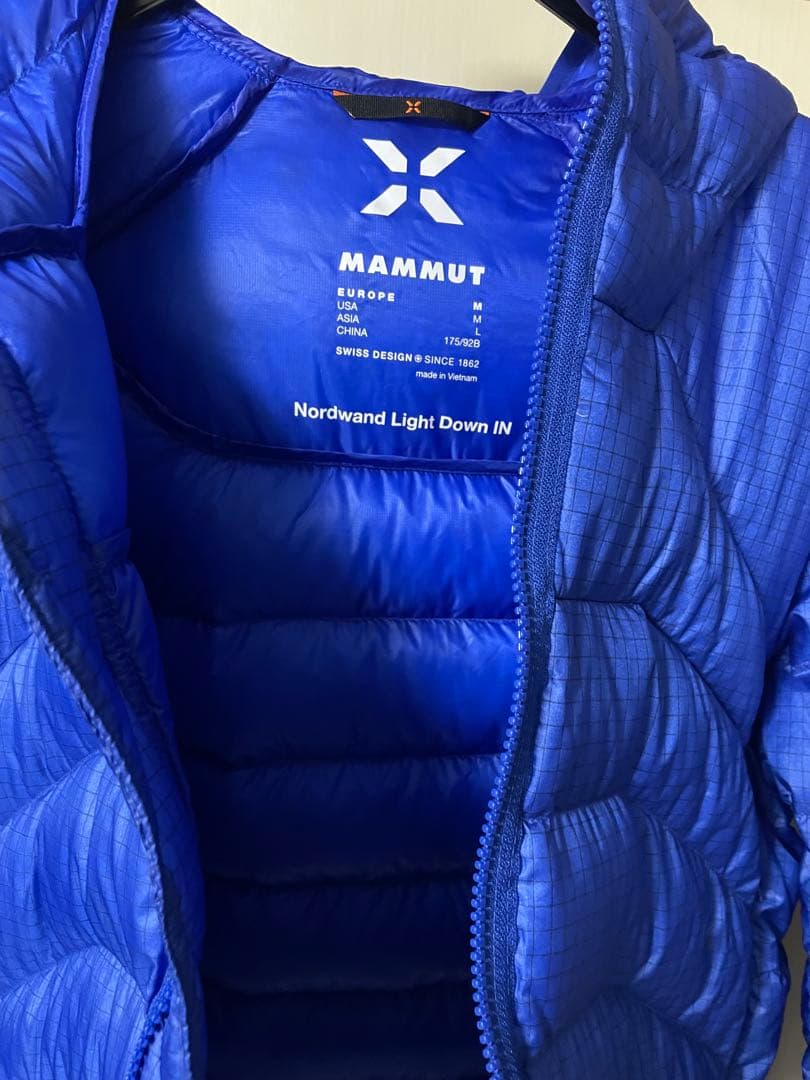 マムート　アイガー　ノードワン　ライトダウン　フーデッド　Lサイズ 超美品！